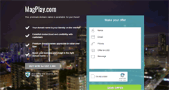 Desktop Screenshot of magplay.com